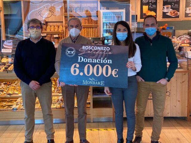 EL “ROSCONAZO SOLIDARIO” DONA 6.000€ AL BANCO DE ALIMENTOS