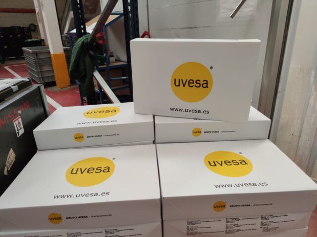 MUCHAS GRACIAS, GRUPO UVESA, POR ESTA DONACIÓN DE MÁS DE 2.500 KG. DE ALIMENTOS