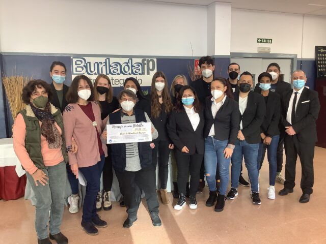 El alumnado y profesorado del Departamento de Hostelería y Turismo del CI Burlada FP muestra su lado más solidario