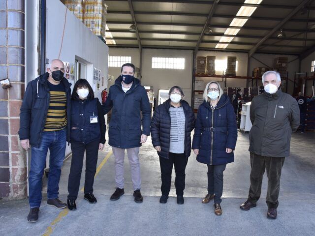 Visita institucional del alcalde de Tudela