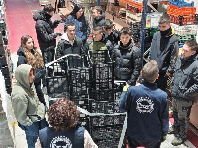La Escuela Agroforestal de Navarra colabora con Banco de Alimentos de Navarra