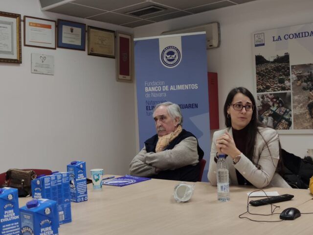 Visita a la Fundación Banco de Alimentos de Navarra de Inés Jiménez