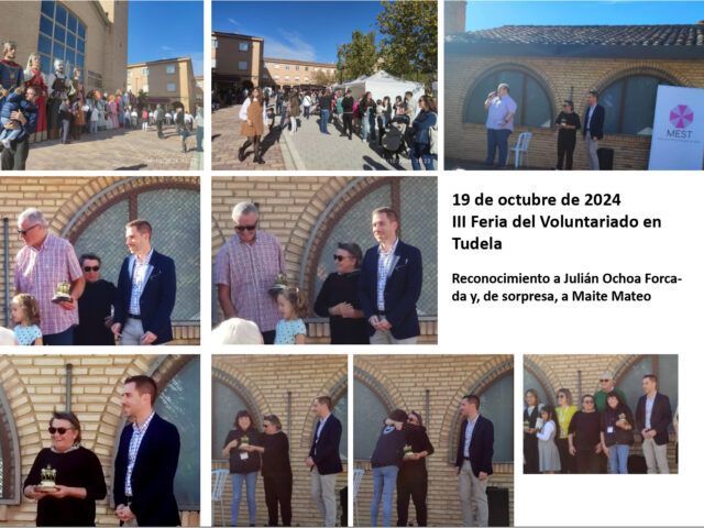 Julián Ochoa Forcada, homenajeado por su increíble dedicación y esfuerzo en el Banco de Alimentos de Navarra