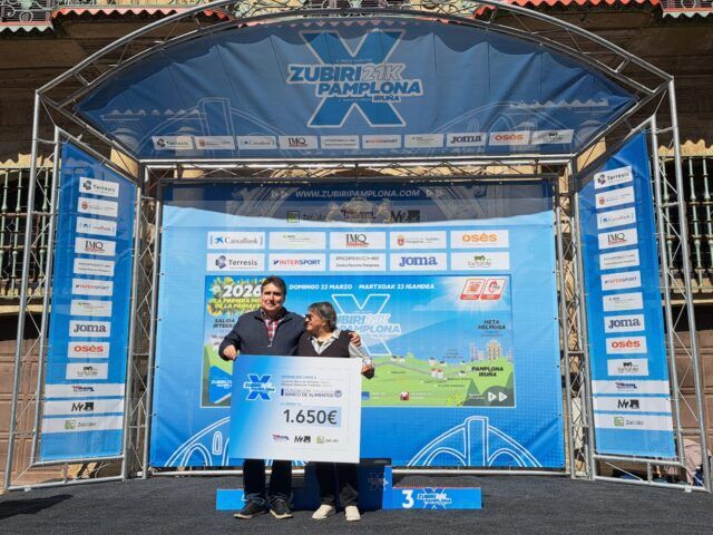 Donación solidaria: Media Maratón Zubiri-Pamplona, décima edición