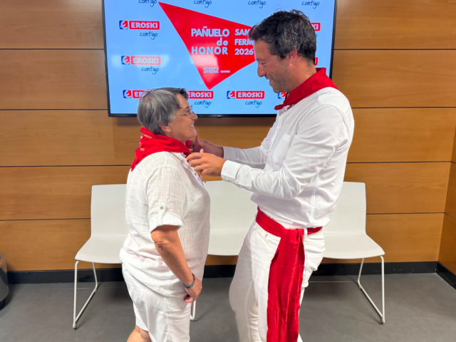 El Banco de Alimentos de Navarra, distinguido con el Pañuelico de Honor de Sanfermines de la Cadena SER y Eroski